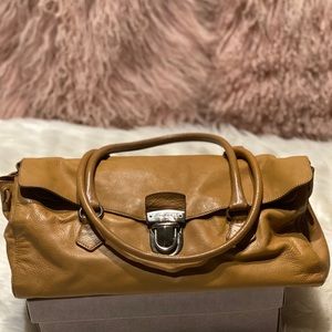 Prada Vintage Soft Calfskin Caramel Color Bag